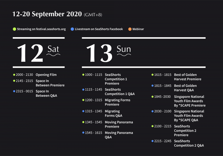 Festival Schedule SeaShorts Film Society